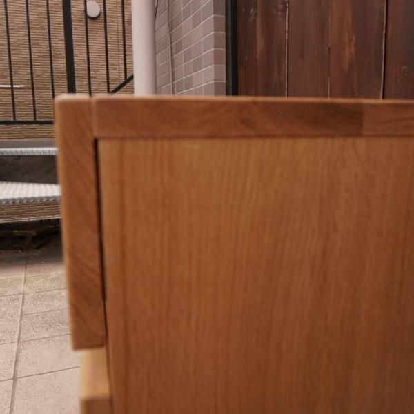 人気のMUJI(無印良品)のオーク無垢材 デスクキャビネット 人気のMUJI(無印良品)のオーク無垢材 デスクキャビネット