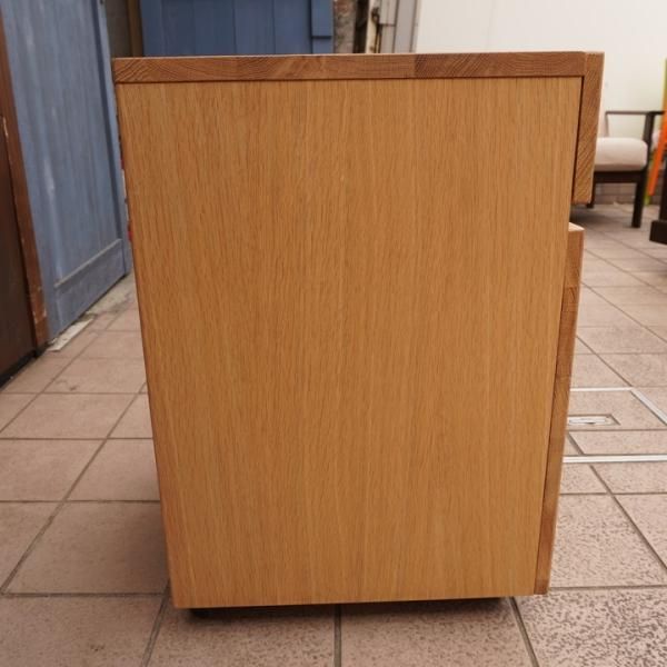 人気のMUJI(無印良品)のオーク無垢材 デスクキャビネット 人気のMUJI(無印良品)のオーク無垢材 デスクキャビネット