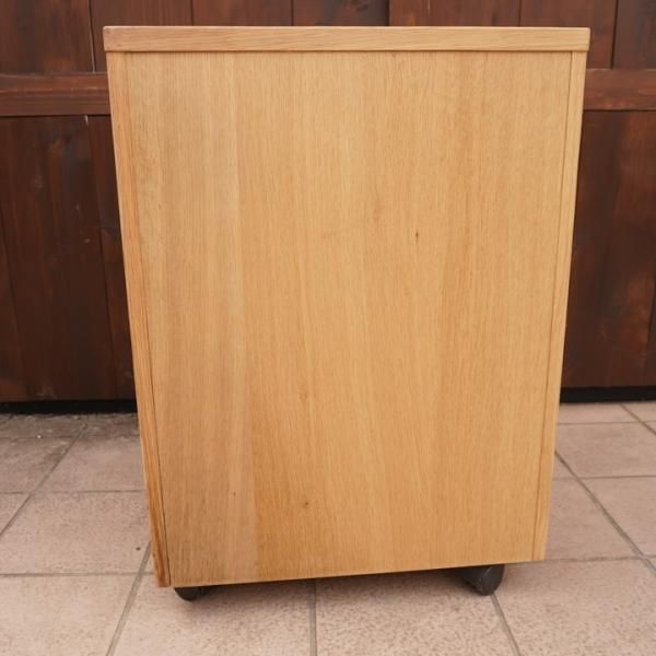人気のMUJI(無印良品)のオーク無垢材 デスクキャビネット 人気のMUJI(無印良品)のオーク無垢材 デスクキャビネット