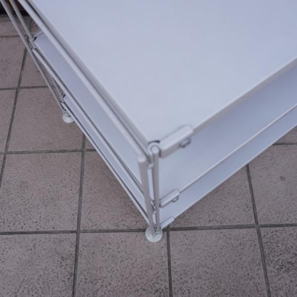 無印良品(MUJI)の人気の3段スチールユニットシェルフです！スッキリと