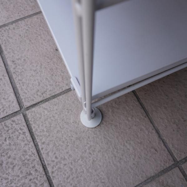 無印良品(MUJI)の人気の3段スチールユニットシェルフです！スッキリと