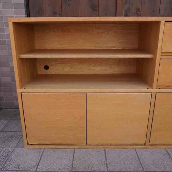 人気の無印良品(MUJI)のオーク材 スタッキングキャビネットです 人気の無印良品(MUJI)のオーク材 スタッキングキャビネットです