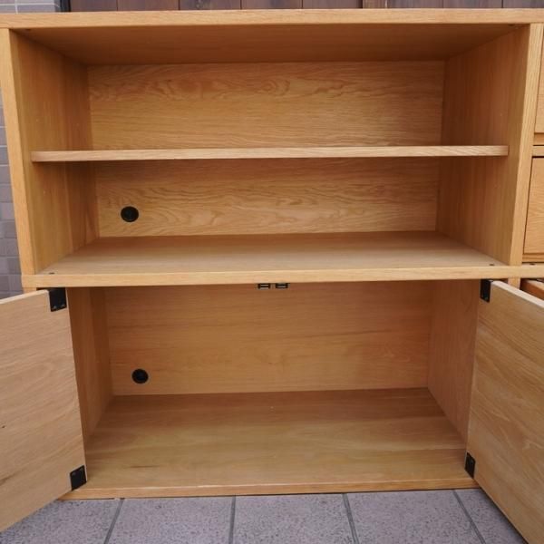 人気の無印良品(MUJI)のオーク材 スタッキングキャビネットです 人気の無印良品(MUJI)のオーク材 スタッキングキャビネットです