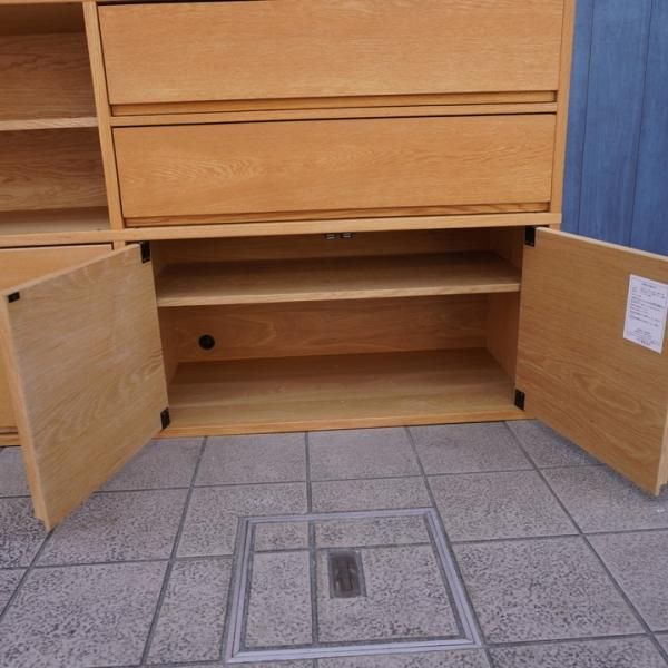 人気の無印良品(MUJI)のオーク材 スタッキングキャビネットです 人気の無印良品(MUJI)のオーク材 スタッキングキャビネットです