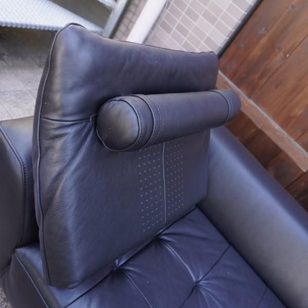 iDC 大塚家具 ソファ L型 220cm x 160cm 3人掛け 総革張り iDC 大塚家具 ソファ L型 220cm x 160cm 3人掛け 総革張り