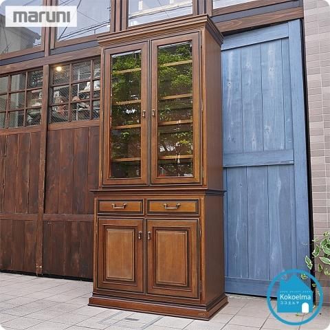 人気のmaruni(マルニ)地中海ROYALシリーズの食器棚です！！クラシック