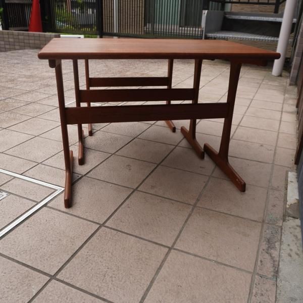 値下げ/デンマーク製のチーク材を使用したネストテーブルです。北欧
