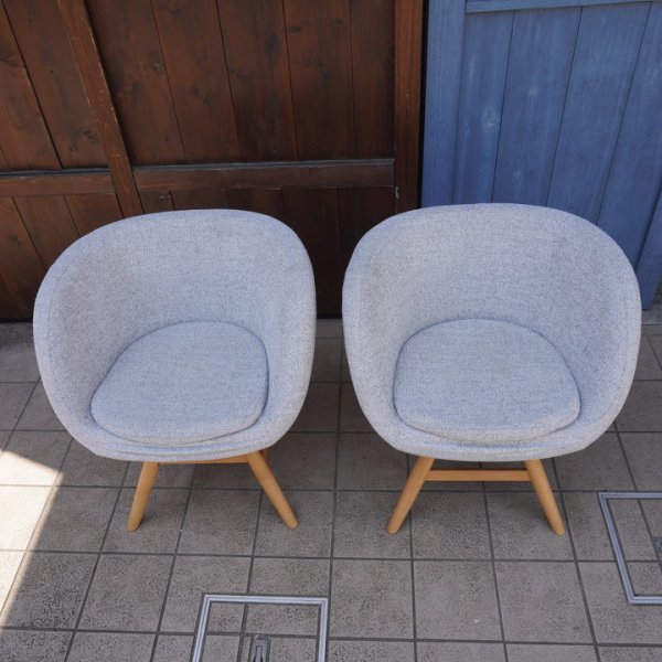 MOMO NATURAL(モモナチュラル)のM-ROUND CHAIR ML / COVERING 2脚 