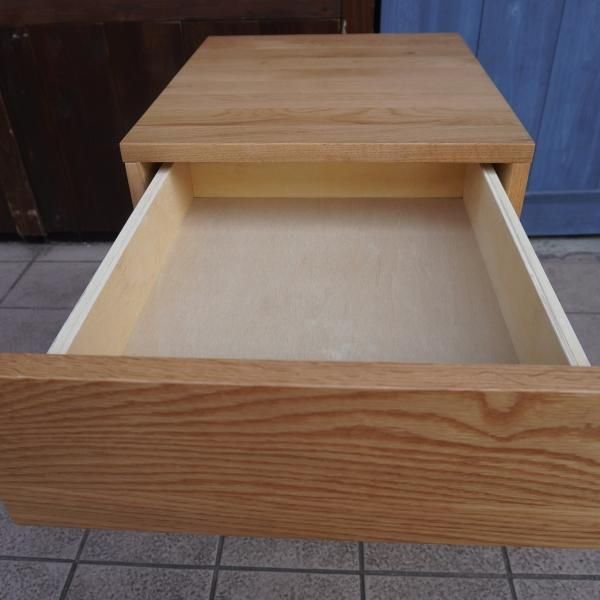 人気のMUJI(無印良品)のオーク無垢材 デスクキャビネット 人気のMUJI(無印良品)のオーク無垢材 デスクキャビネット