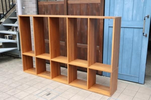 人気のMUJI(無印良品)のウォールナット材・5段2列・スタッキング 人気のMUJI(無印良品)のウォールナット材・5段2列・スタッキング