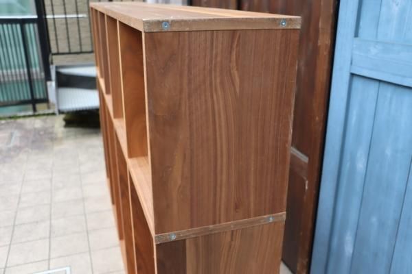 人気のMUJI(無印良品)のウォールナット材・5段2列・スタッキング 人気のMUJI(無印良品)のウォールナット材・5段2列・スタッキング