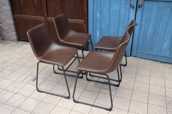 大川の家具メーカー関家具のラビットチェア2脚セット/ダークブラウンです。ステッチがアクセントのダイニングチェアは、オフィスなどの ミーティングチェアとしてもオススメです。 - kokoelma -ココエルマ- 雑貨・中古家具・北欧家具・アンティーク家具の通販 インテリア 