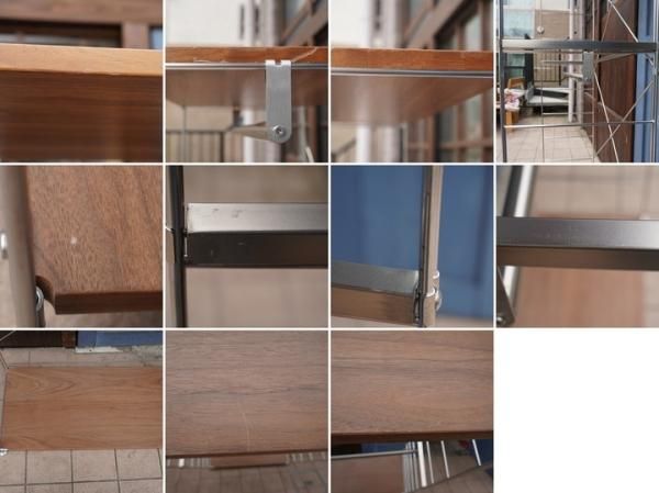 無印良品(MUJI)の人気のウォールナット材×ステンレス ユニット 無印良品(MUJI)の人気のウォールナット材×ステンレス ユニット
