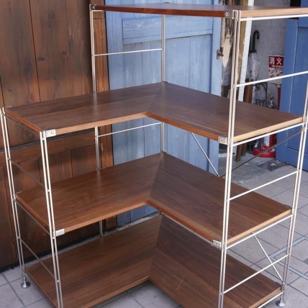 無印良品(MUJI)の人気のウォールナット材×ステンレス コーナー 無印良品(MUJI)の人気のウォールナット材×ステンレス コーナー