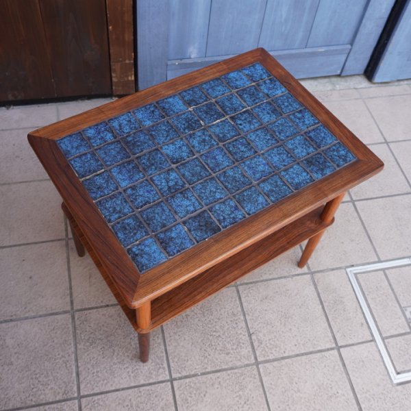 デンマーク ビンテージ タイルテーブル サイドテーブル - サイドテーブル