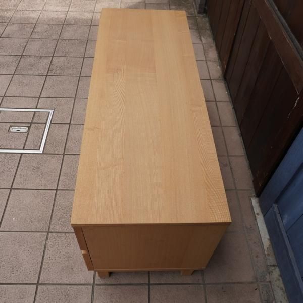 状態良好！無印良品 MUJI テレビボード SE11LDZ オーク材 AVボード 無印良品 テレビボード SE11LDZ 幅110×奥35×高37cm オーク材