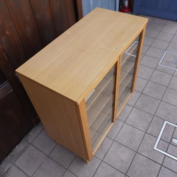 無印良品　タモ　キャビネットのみ muji ash wood desk cabinet/無印良品 タモ材 デスクキャビネット