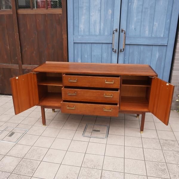 イギリスアンティークE.GOMME社 G-plan(ジープラン)トラー材 サイド