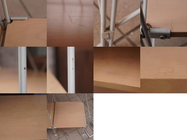 無印良品(MUJI)のメープル材を使用したユニットシェルフデスク 無印良品(MUJI)のメープル材を使用したユニットシェルフデスク