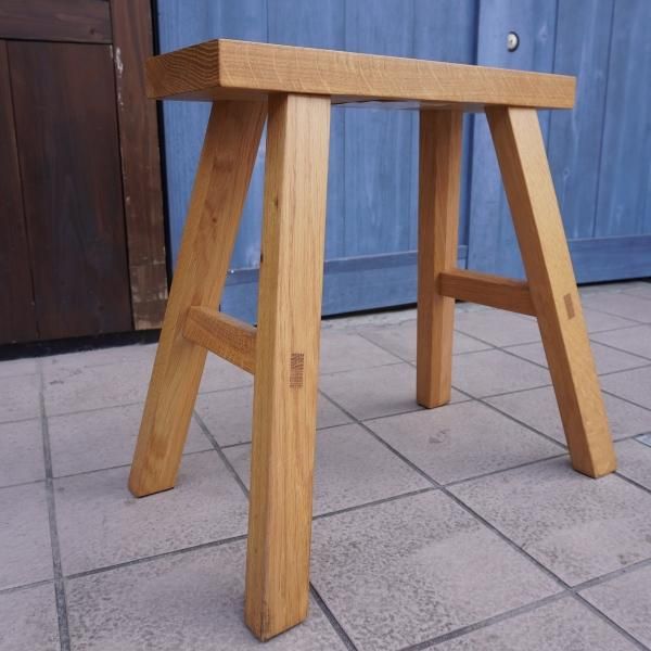 無印良品(MUJI) オーク材ベンチです。ホワイトオークを使用した