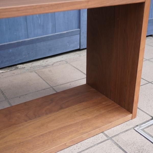 人気の無印良品(MUJI)のウォールナット材 ワイド・2段 人気の無印良品(MUJI)のウォールナット材 ワイド・2段