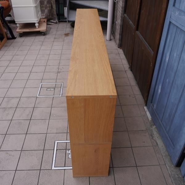 無印良品 MUJI オーク材 スタッキングシェルフ 5段・2列 オープンシェルフ 人気の無印良品(MUJI)のオーク材 5段・2列スタッキングシェルフです