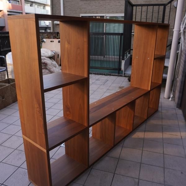 人気の無印良品(MUJI)のウォールナット材 3×5 オープン型 人気の無印良品(MUJI)のウォールナット材 3×5 オープン型