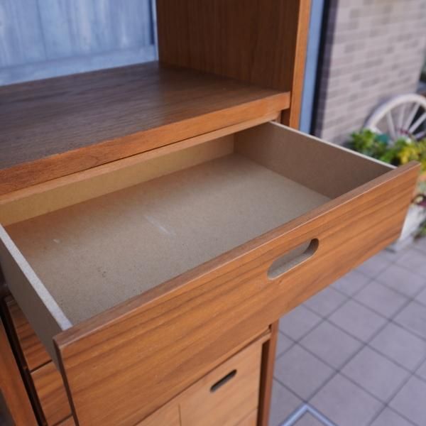 人気の無印良品(MUJI)のウォールナット材 5段・2列スタッキング 人気の無印良品(MUJI)のウォールナット材 5段・2列スタッキング