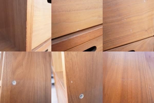人気の無印良品(MUJI)のウォールナット材 5段・2列スタッキング 人気の無印良品(MUJI)のウォールナット材 5段・2列スタッキング