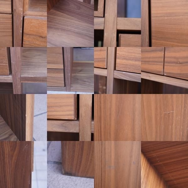 人気の無印良品(MUJI)のウォールナット材 5段・3列スタッキング 人気の無印良品(MUJI)のウォールナット材 5段・3列スタッキング