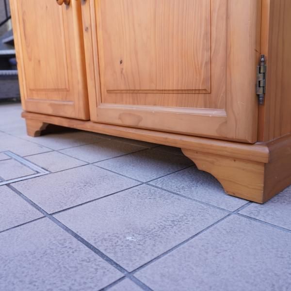 フランスベッド　Ticaカントリー　食器棚　カップボード♪ Francebed(フランスベッド)のパイン材を使用した南欧カントリー