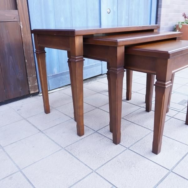 ぜんさん　HR552 【美品】maruni 地中海　ネストテーブル ぜんさん HR552 【美品】maruni 地中海 ネストテーブル 商品詳細
