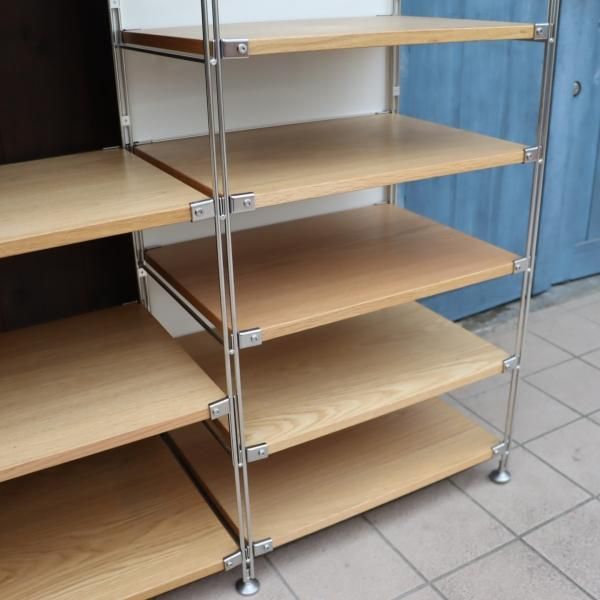 無印良品(MUJI)の人気のオーク材×ステンレス 2連ユニット 無印良品(MUJI)の人気のオーク材×ステンレス 2連ユニット