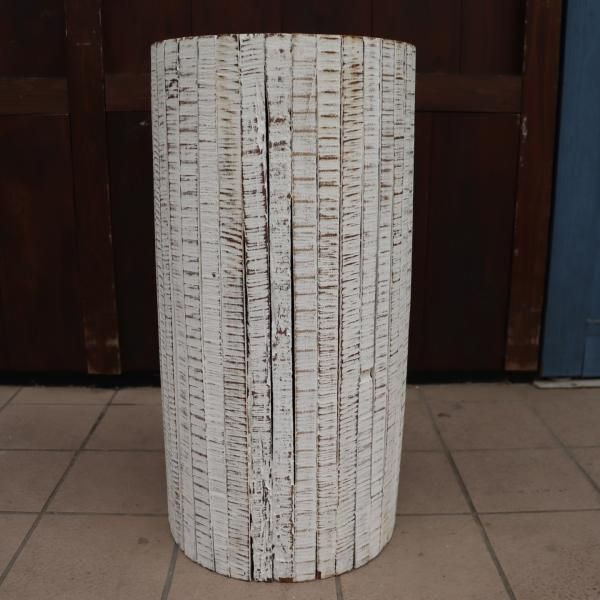 アデペシュ ￼コレクトウッド￼￼ ラウンドスツール a.depeche Collected-wood round high stool / アデペシュ