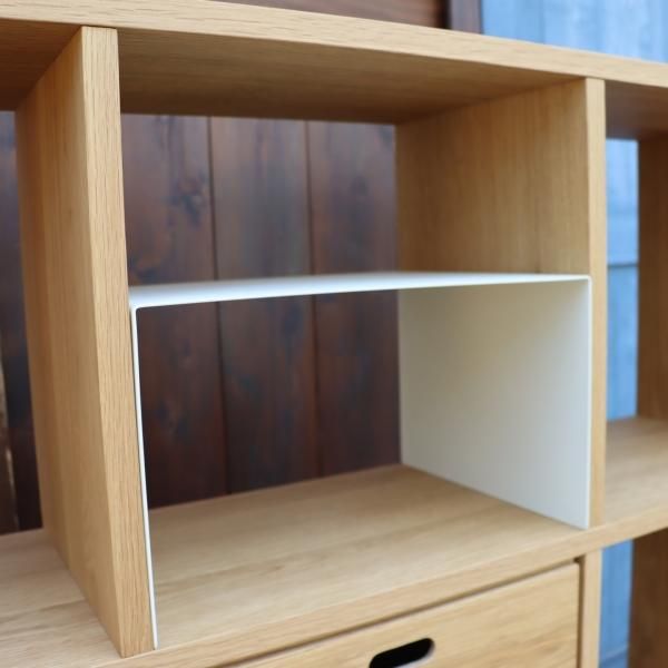 人気の無印良品(MUJI)のオーク材 3段・3列スタッキングシェルフ 人気の無印良品(MUJI)のオーク材 3段・3列スタッキングシェルフ