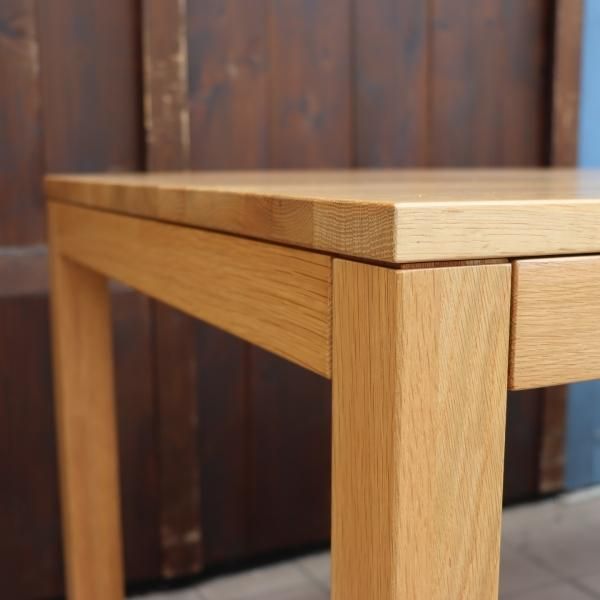 無印良品(MUJI)の人気のオーク材無垢材ダイニングテーブル 引出 無印良品(MUJI)の人気のオーク材無垢材ダイニングテーブル 引出