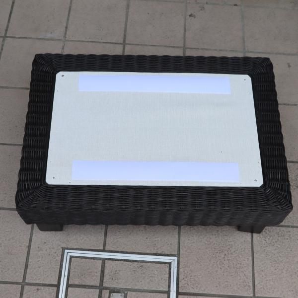 モダンデザインに和・アジアンモチーフを融合させた家具メーカーa.flat(エーフラット)のSHIN sofa(シンソファ)オットマン/ラタン。天然の ラタン素材が丁寧に編み込まれたスツールです。 - kokoelma -ココエルマ- 雑貨・中古家具・北欧家具・アンティーク家具の通販 