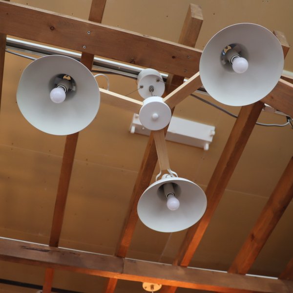 DI CLASSE(ディクラッセ)のRiise(リーセ)  3灯ペンダントライトです。清潔感のある白いシェードと温かみのある木のアームの北欧テイストの天井照明♪リビングやダイニング、寝室にも最適です。 -  kokoelma　-ココエルマ- 