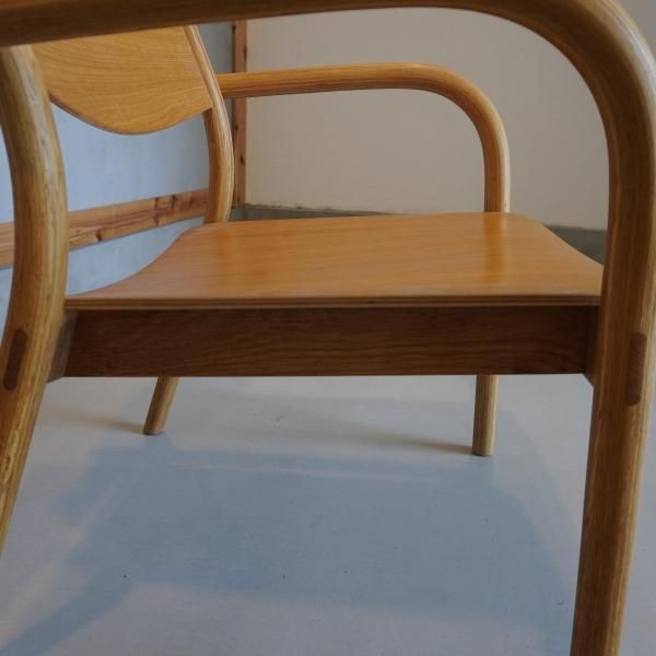 値下げ/無印良品(MUJI)のオーク材を使用したラウンジアーム 値下げ/無印良品(MUJI)のオーク材を使用したラウンジアーム