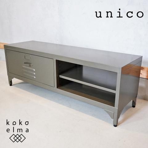 unico(ウニコ)のFUNC(ファンク)のローボードです♪直線的で角 unico(ウニコ)のFUNC(ファンク)のローボードです♪直線的で角