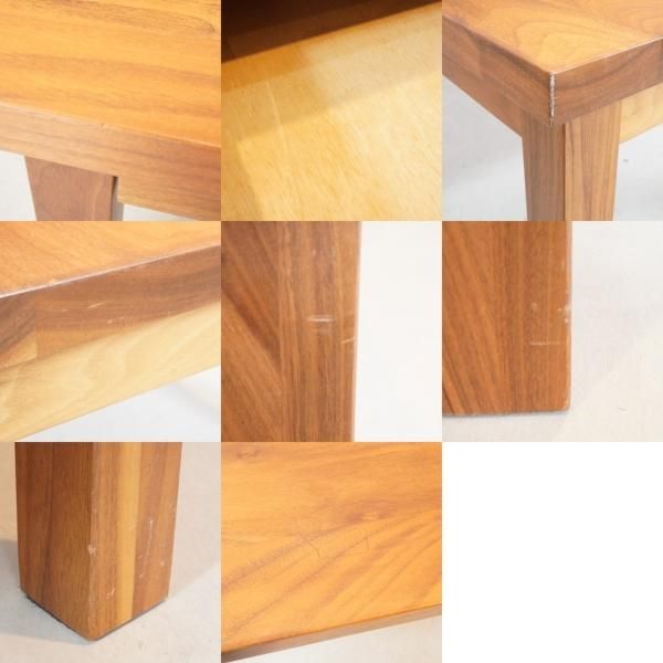 値下げ/無印良品(MUJI)のウォールナット無垢材 ローテーブルです