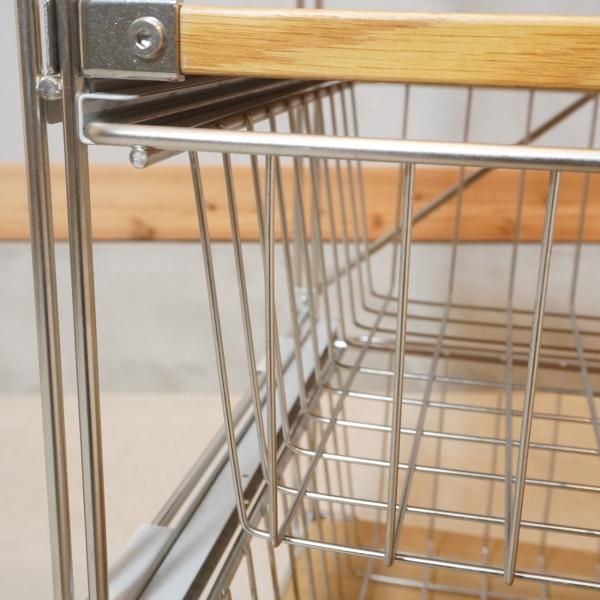 無印良品(MUJI)の人気のオーク材×ステンレス ユニットシェルフ 無印良品(MUJI)の人気のオーク材×ステンレス ユニットシェルフ