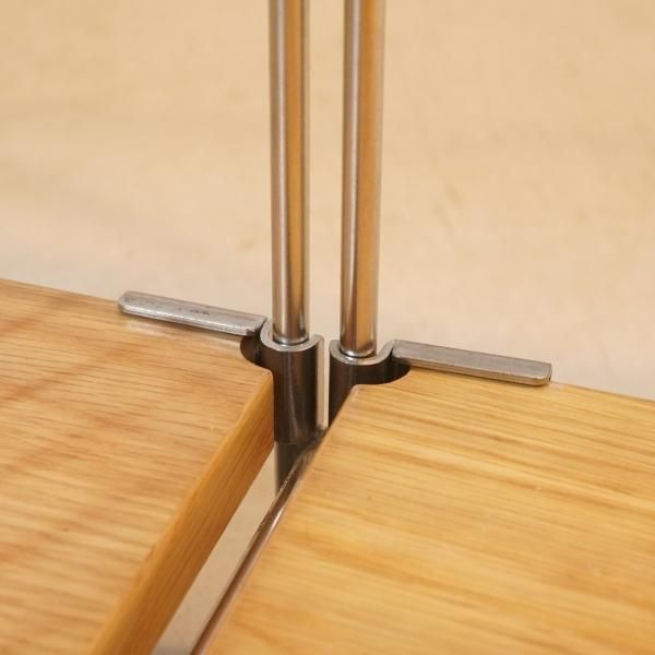 無印良品(MUJI)の人気のオーク材×ステンレス ユニットシェルフ 無印良品(MUJI)の人気のオーク材×ステンレス ユニットシェルフ