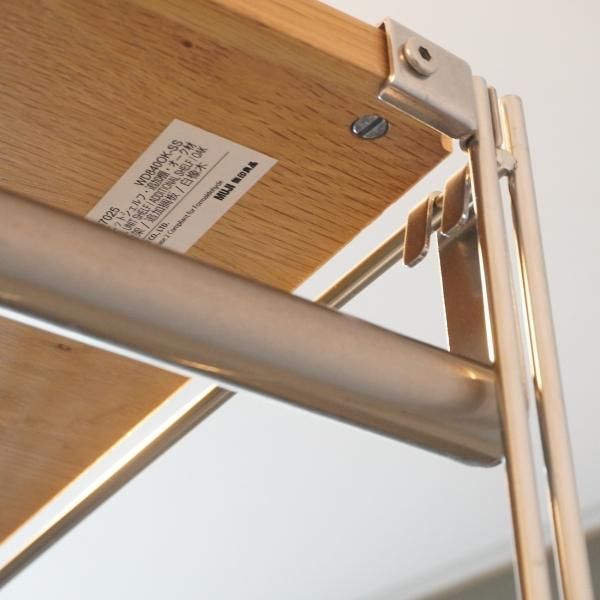 無印良品(MUJI)の人気のオーク材×ステンレス ユニットシェルフ 無印良品(MUJI)の人気のオーク材×ステンレス ユニットシェルフ