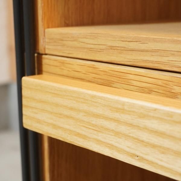 無印良品(MUJI)の人気のオーク材×スチールユニットシェルフ 無印良品(MUJI)の人気のオーク材×スチールユニットシェルフ