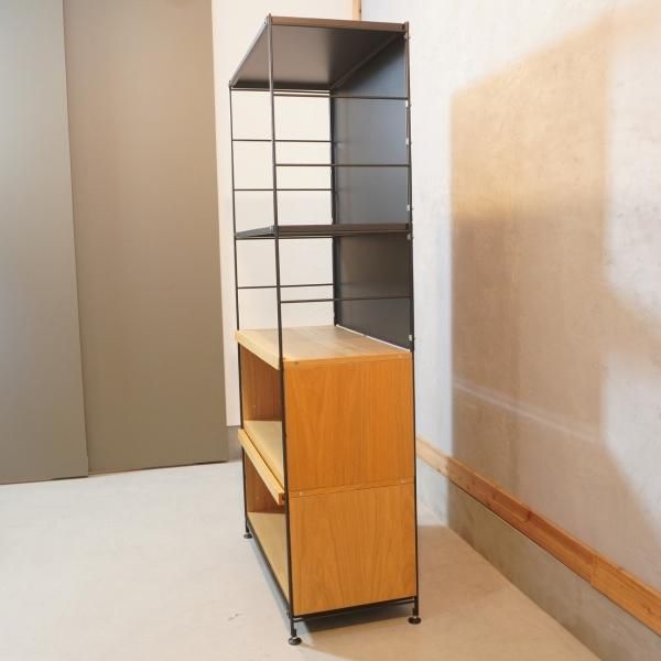 無印良品(MUJI)の人気のオーク材×スチールユニットシェルフ 無印良品(MUJI)の人気のオーク材×スチールユニットシェルフ