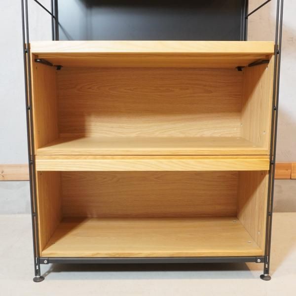 無印良品(MUJI)の人気のオーク材×スチールユニットシェルフ 無印良品(MUJI)の人気のオーク材×スチールユニットシェルフ