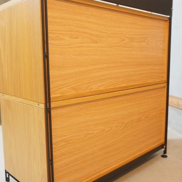 無印良品(MUJI)の人気のオーク材×スチールユニットシェルフ 無印良品(MUJI)の人気のオーク材×スチールユニットシェルフ