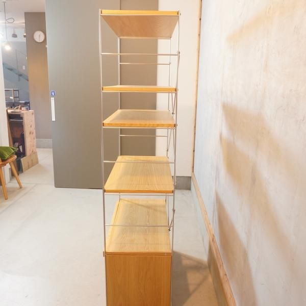 無印良品(MUJI)の人気のオーク材×ステンレス ユニットシェルフ 無印良品(MUJI)の人気のオーク材×ステンレス ユニットシェルフ