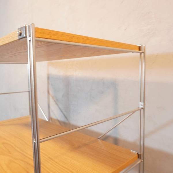 無印良品(MUJI)の人気のオーク材×ステンレス ユニットシェルフ 無印良品(MUJI)の人気のオーク材×ステンレス ユニットシェルフ